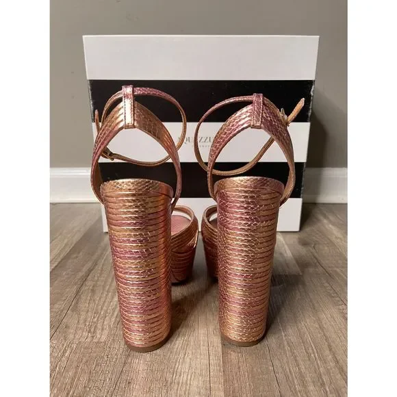 Aquazzura
Sundance Snake-Embossed Platform Sandals - Picture 8 of 10